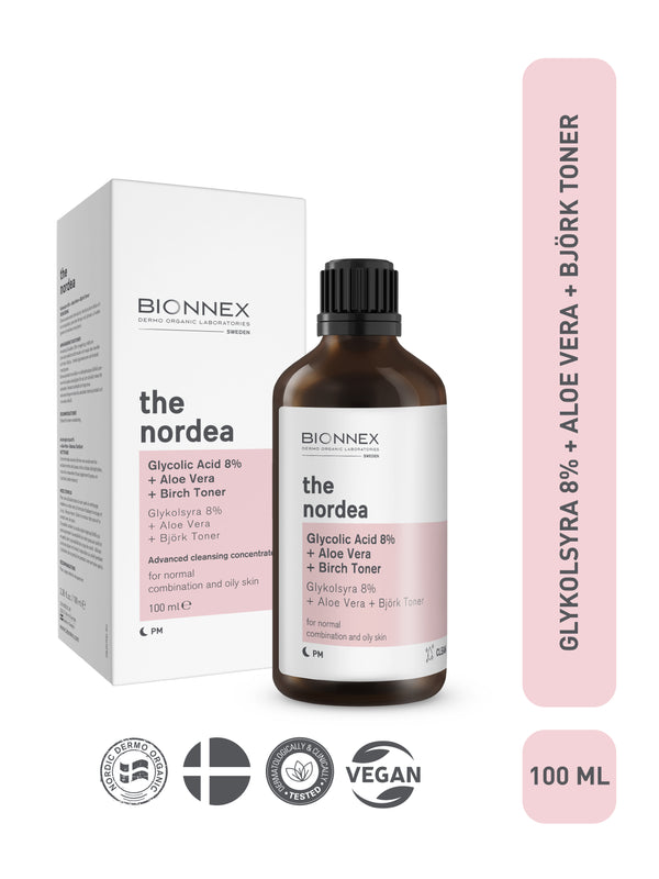 THE NORDEA GLYKOLSYRA 8% + ALOE VERA + BJÖRK TONER