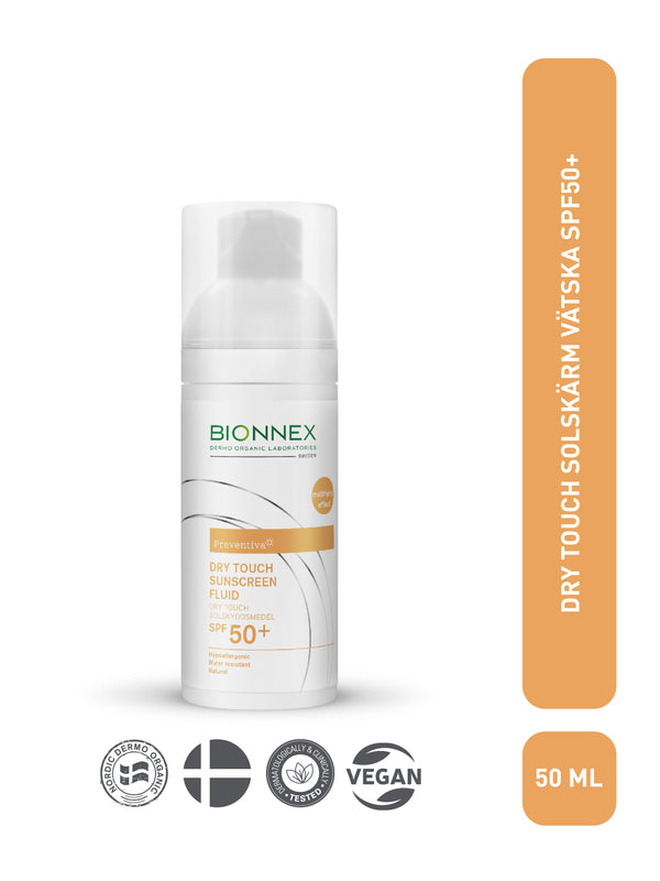 PREVENTIVA DRY TOUCH SOLSKÄRM VÄTSKA SPF50+