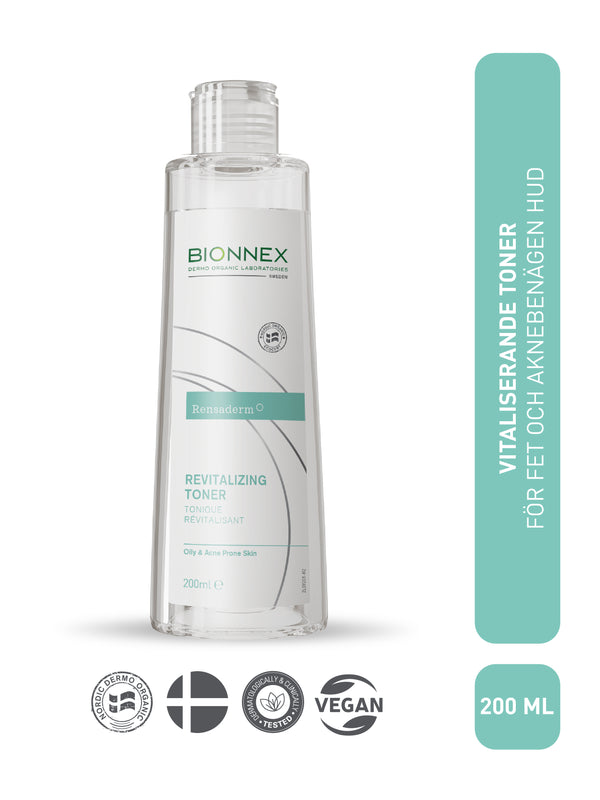 RENSADERM VITALISERANDE TONER för fet och aknebenägen hud